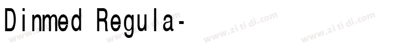 Dinmed Regula字体转换 Dinmed Regula字体转换